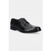 Kožené poltopánky Clarks Originals CraftJames Tip pánske, čierna farba, 26178562