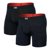 Pánske boxerky Saxx Multi-Sport Mesh Boxer Brief Fly 2Pk Full Tilt Chevron/Black Xxl