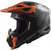 LS2 prilba X-FORCE MX703 Victory titanium/orange - XXL