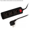 Predlžovací prívod SPC 18B 1,5m/3 3x1,0mm Sencor