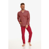 4XL-6XL Pánske pyžamo TARO Richard 2637 Z22 červená 6XL