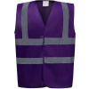 Yoko | HVW100 Hi-Vis bezpečnostná vesta_79.W100 Farba: purple, Veľkosť: S