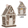 Clayre & Eef Perníková LED chalúpka Gingerbread Cotti - 14*9*21 cm - Clayre & Eef