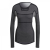 adidas Drynamo Long Sleeve Top Womens Black/ White 6 (XXS)
