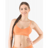 GINA dámské top podprsenkový s úzkými ramínky, úzká ramínka, bezešvé, jednobarevné Bamboo PureLine 07010P - tm. lososová S/M, vel. S/M, tm. lososová