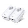 TP-LINK TL-PA8030PKIT AV1300 Passthrough Powerline KIT,Qualc