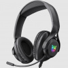 DeTech Herné slúchadlá Onikuma X16, mikrofón a LED podsvietenie, čierna 14531223