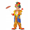 KOSTÝM KLAUNA FAREBNÝ KLAUN CLOWN 110