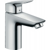 Hansgrohe Logis - Páková umývadlová batéria 100 LowFlow s odtokovou súpravou s tiahlom, chróm 71104000