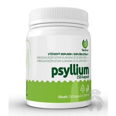 TOP GREEN Psyllium 250 kapsúl