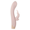 Luxusný duálny vibrátor Golden Bunny Rose Gold – 10 funkcií