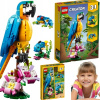 LEGO Creator 3 v 1 31136 Exotický papagáj 3v1 + VIANOČNÉ KARTY Obálka Veselý Santa (LEGO Creator 3 v 1 ZVIERATÁ PAPAGÁJA 31136 DARČEK PRE 8 9 10 ROČNÝCH TVORCOV)