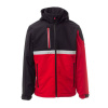 PAYPER WISE PAD S00096-0489 / Zimná pánska softshellová bunda - red/black L