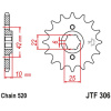 JT REŤAZOVÉ KOLESÁ JTF306.14 JT PREDNÉ REŤAZOVÉ KOLESO 281 14 HONDA NX 650 DOMINATOR '88 (HRÚBKA 10 MM) (28114JT) (REŤAZ 520) (-