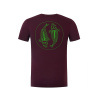 KORDA - Tričko Mandala Tee Burgundy veľ. M