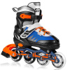TONY Kolieskové korčule, čierno-modro-oranžové, ABEC7 Carbon, veľ. 29-33