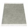 Eoshop Koberec BERBER čtvercový 9000, zelená - střapce, Maroko Shaggy (Velikost: 160x160 cm)