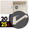 BLANCO SET 11-B 25 FAVUM XL 6 S + DARAS-S biela soft