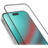 Tvrdené sklo SBS Full Glass pre Apple iPhone 15 Pro, čierne TESCRFCIP1561P