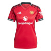 adidas Manchester United Home Shirt 2025 2026 Womens Red 8 (XS)