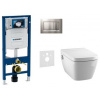 Geberit SET Duofix 111.300.00.5 +WCzávesné Tece One sprchov.Rimless+sedSC+Sigma30 ChrM/Chr 111.300.00.5 NT7