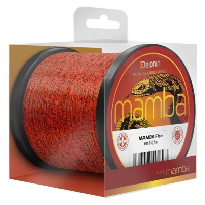 Vlasec Delphin MAMBA Carp Fire 300m 0,32mm 7,40kg