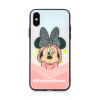 AppleMix DISNEY kryt pre Apple iPhone X / Xs - Minnie Workout Queen - trblietavý - sklo