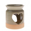 Dakls Porcelánová aroma lampa hnědé srdce