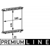 MAHLE Chladič, chlazení motoru BEHR *** PREMIUM LINE *** CR 703 000P