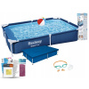 Obdĺžnikový rámový bazén Bestway 221 x 150 cm (Rám záhradného bazéna 221x150x43 Bestway 56401 Set 9v1 MODEL 2024)
