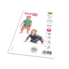 Strih Burda 9246 - Tričko a tepláčky pre bábätká