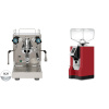 ECM Mechanika Slim PID + Eureka Mignon Bravo, CR ferrari red