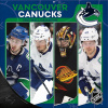 JF Turner Kalendář Vancouver Canucks NHL 2025 Wall Calendar