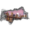 Fototapeta diera na stenu 3D Manhattan new york city 95x73 cm