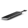 AppleMix SATECHI Dual Dock Hub 2x HDMI + DP - M.2 SSD slot - sivý