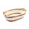 Košík na chlieb ratanový béžový