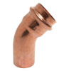 Kirchhoff CU koleno 45° 1 objímka polotovar 15 mm