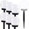 Záhradná solárna lampa guľa Gardlov 23562, sada 6ks