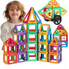 VEĽKÉ MAGNETICKÉ KOCKY KACHLE sada XXl 100 el Rainbow Magnetic tiles 3D