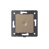 LIVOLO SR-701SR-13 Dotykový modul č.6 s RF – zlatý (Modulárny plastový dotykový modul - radenie R6)
