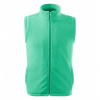 Vesta fleece unisex Rimeck Next - mätová, XXL