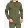 Mikina na zips Columbia Skien Valley Hooded LS Shirt - stone green