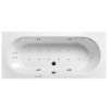 Santech TIME obdĺ. masážna vaňa 181x81,5 cm,fitnes 200+aut.dohrev vody+aut.preplach Clean F200TIM180