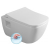 SAPHO WALTER 52,5cm RIMLESS WC závesné, biele, 201.502.0