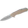Zatvárací nôž Jarosz Spear KA-BAR® – Sivá čepeľ - Stone Wash, Tan