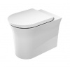Duravit White Tulip - Stojace WC, zadný odpad, Rimless, HygieneGlaze, biela 2001092000