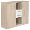 MID.YOU KOMODA, biela, farba duba, 124/105/41 cm - Online Only detský nábytok - 001787033632