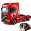 Diaľkovo ovládané nákladné auto Scania 770S TIR RC odťahovka v mierke 1:18