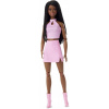 Mattel Barbie Looks s vrkôčikmi v ružovom outfite