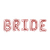 PartyDeco NÁPIS fóliový Bride ružové zlato 280x86cm